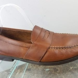 Sperry Top-Sider Brown Leather Penny Loafers 8.5M